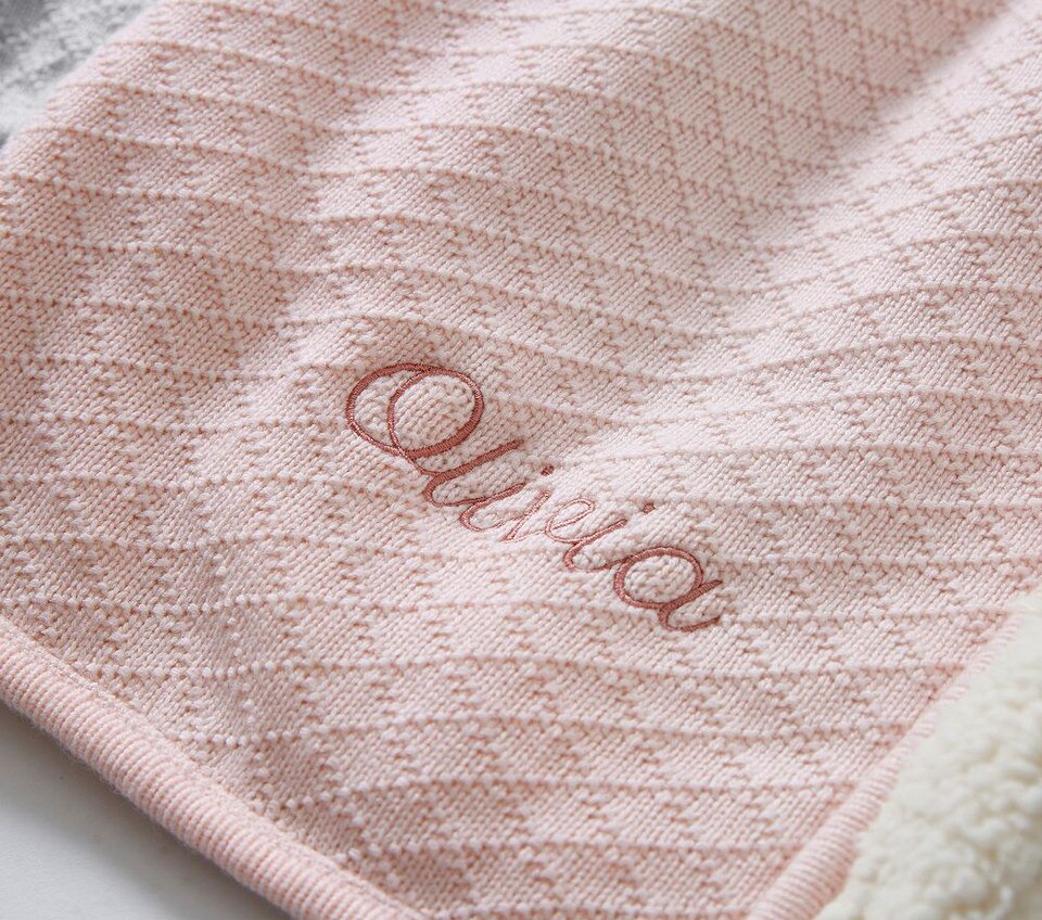 Luxe Knit Sherpa Baby Blanket Pottery Barn Kids Australia